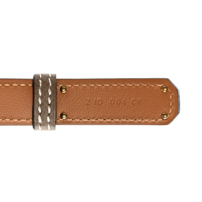 Hermes Epsom Kelly Belt Etoupe 3 of 5