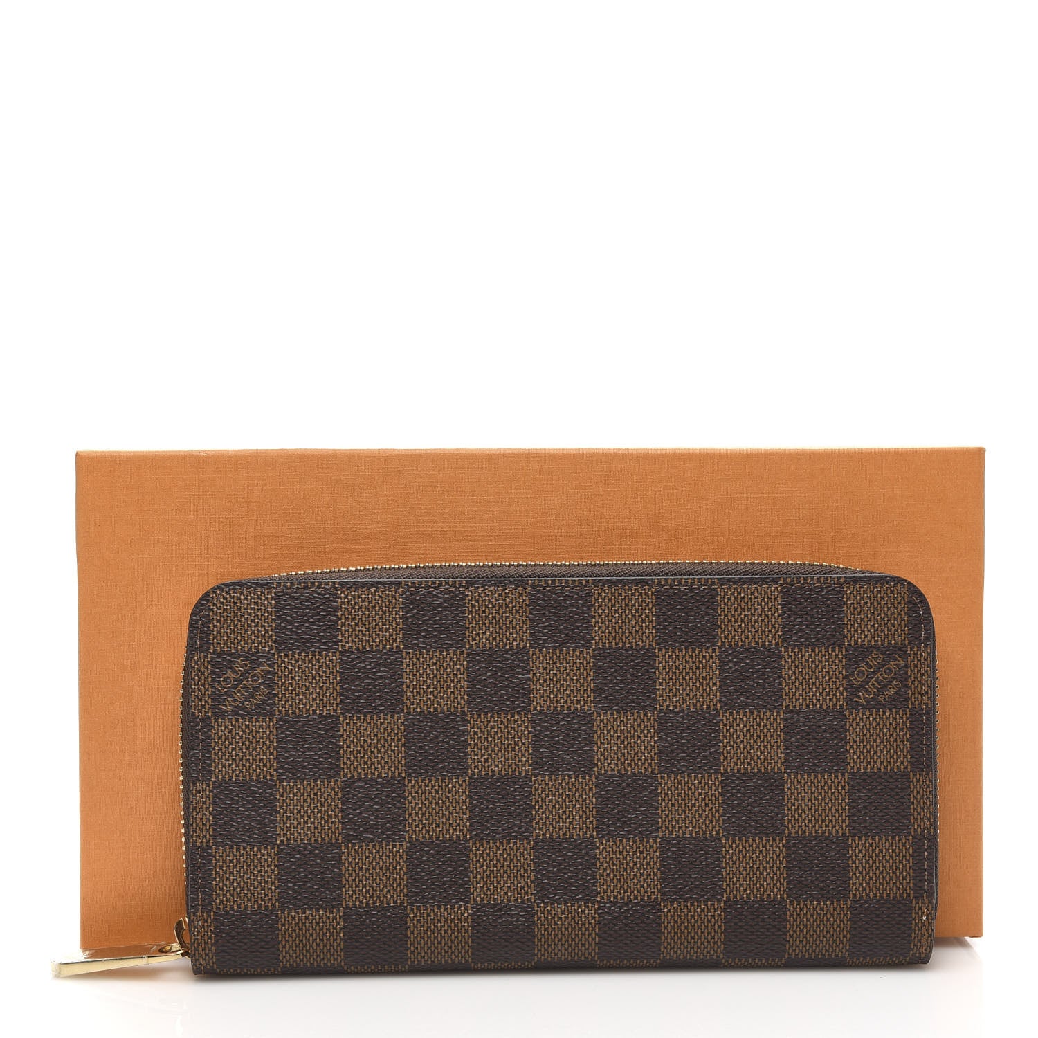 Louis Vuitton Damier Ebene Zippy Wallet Rose Ballerine 7 of 7