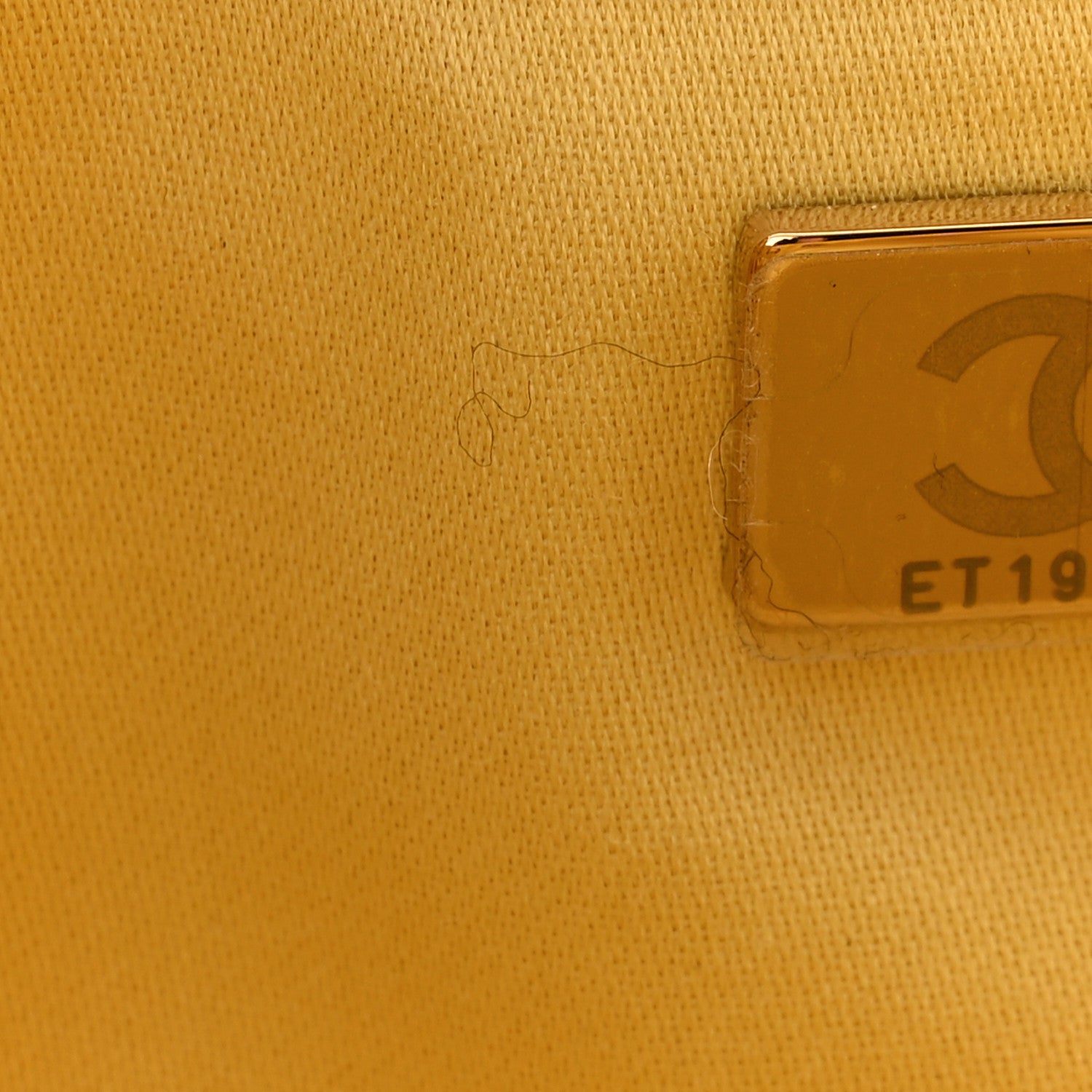 Chanel Suede Quilted Mini Chanel 25 Handbag Yellow 7 of 11