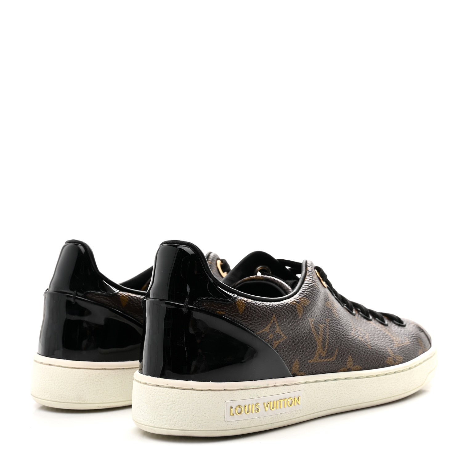 Louis Vuitton Patent Monogram Frontrow Sneakers 35.5 5 of 10