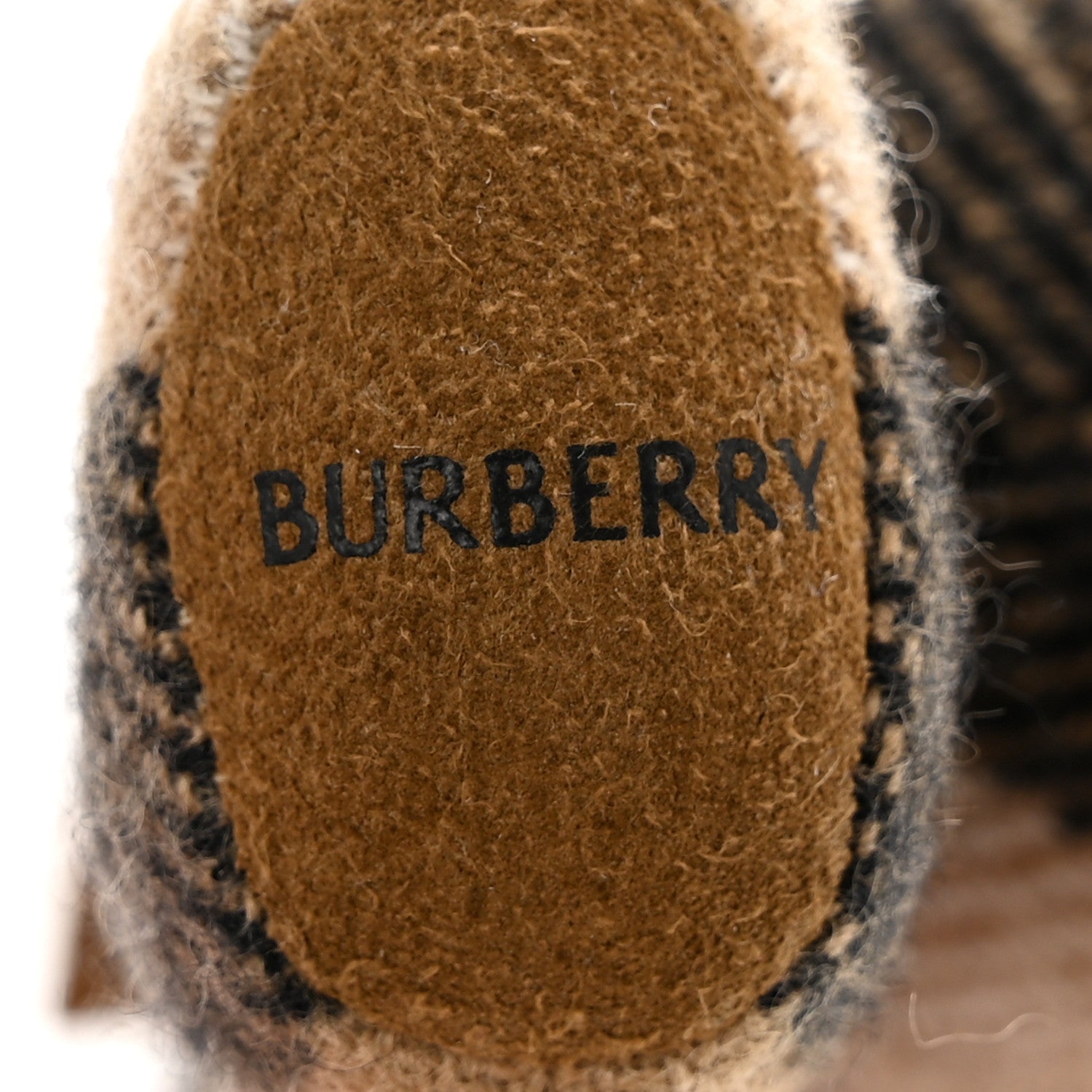 Burberry Cashmere House Check Thomas Bear Bag Charm Camel Gold 3 of 6