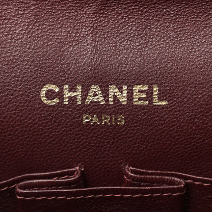 Chanel Lambskin Quilted Medium Double Flap Bijoux Chain Navy 6 of 11