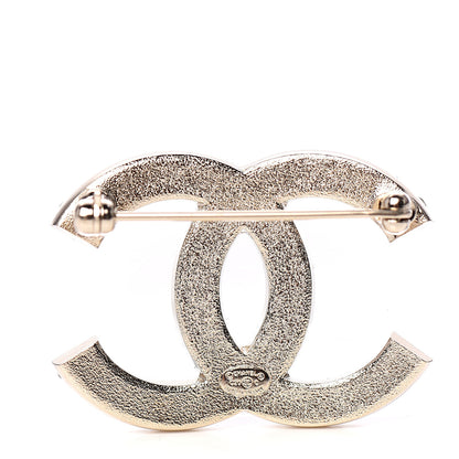 Chanel Crystal Palais Garnier CC Brooch Gold 2 of 3