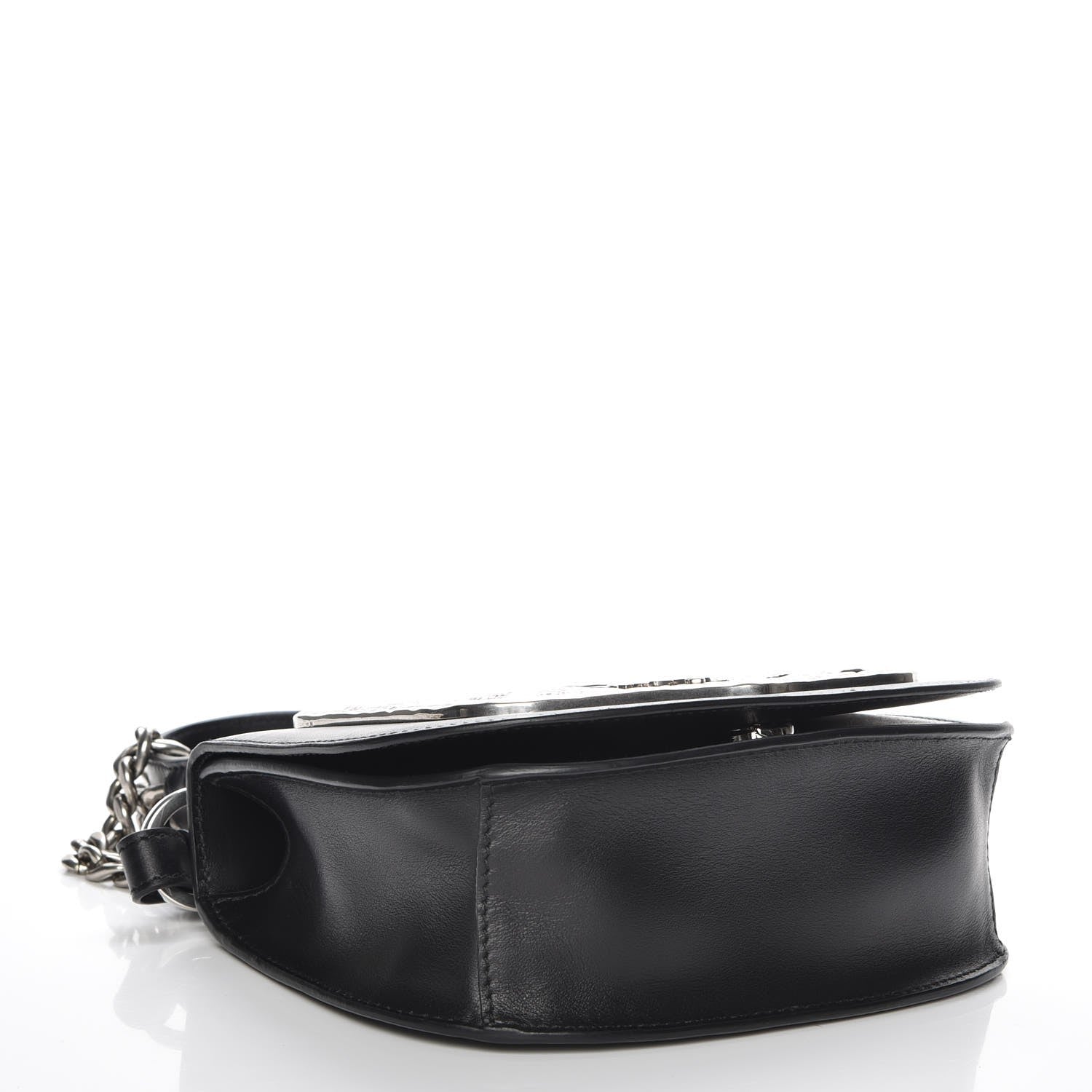 Prada Calfskin Antic Soft Crossbody Bag Nero Black 4 of 6