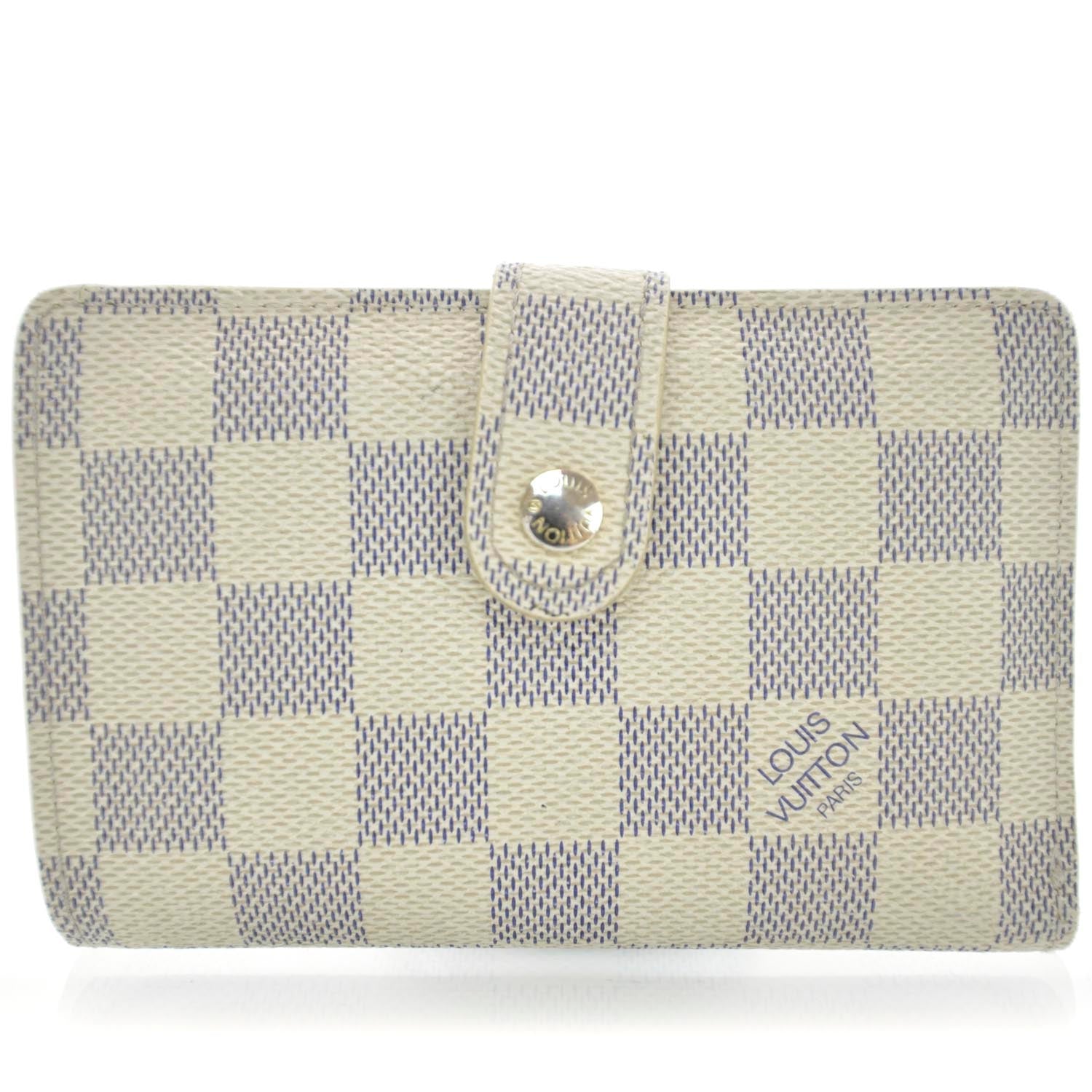 Louis Vuitton Damier Azur French Purse Wallet 1 of 8