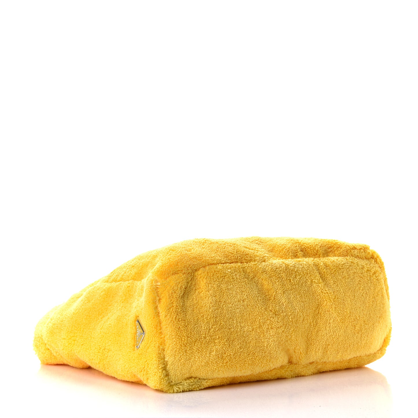 Terry Cloth Tote Bag Giallo Black