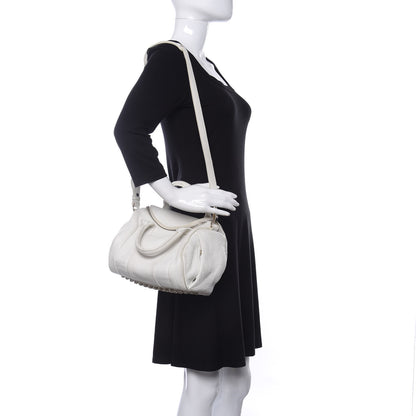 Alexander Wang Pebbled Lambskin Rockie White Gold Hardware 2 of 9