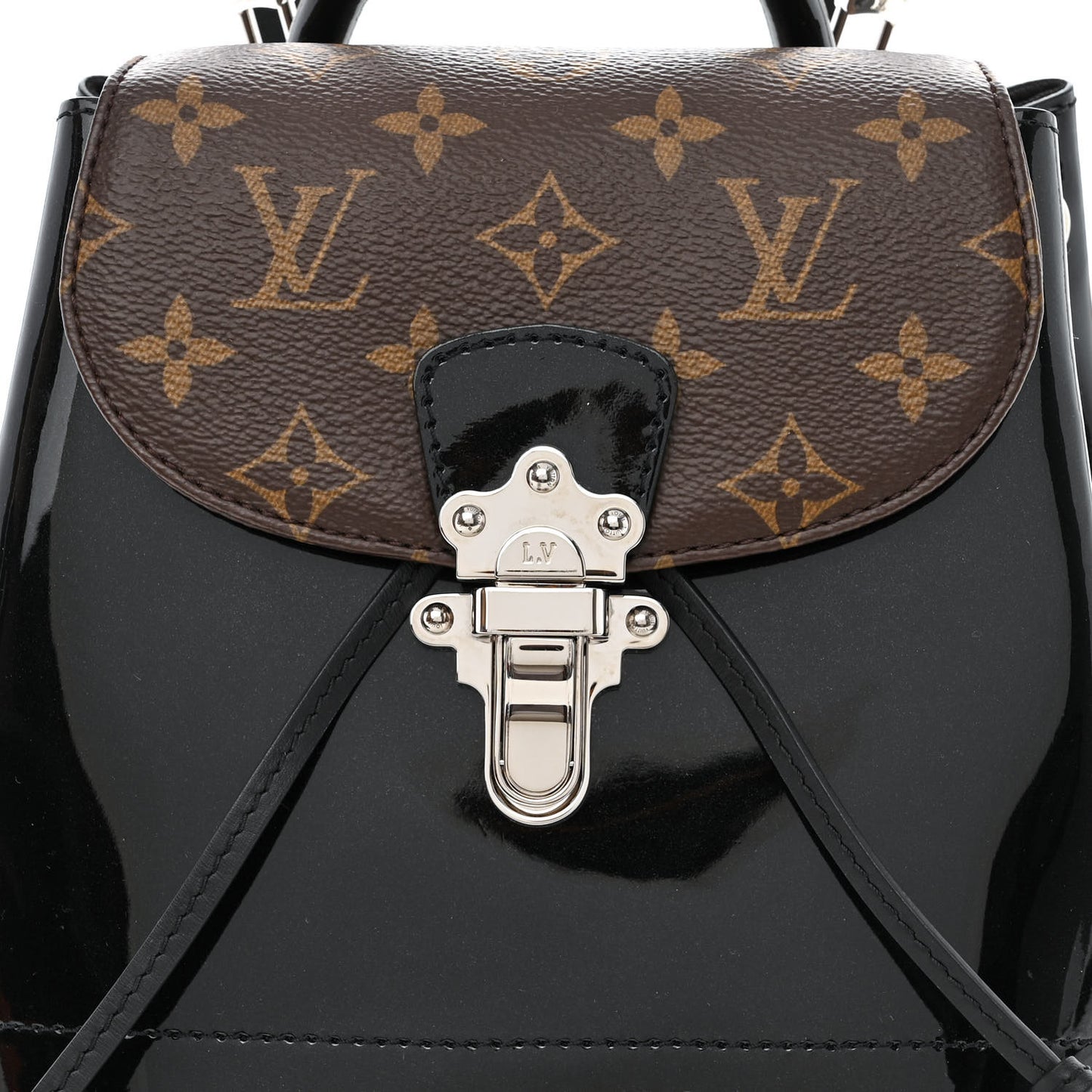 Patent Monogram Hot Springs Backpack Black