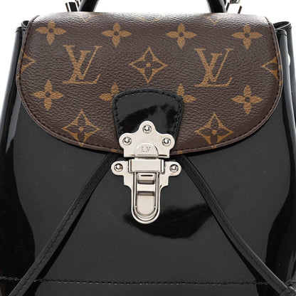 Louis Vuitton Patent Monogram Hot Springs Backpack Black 8 of 10