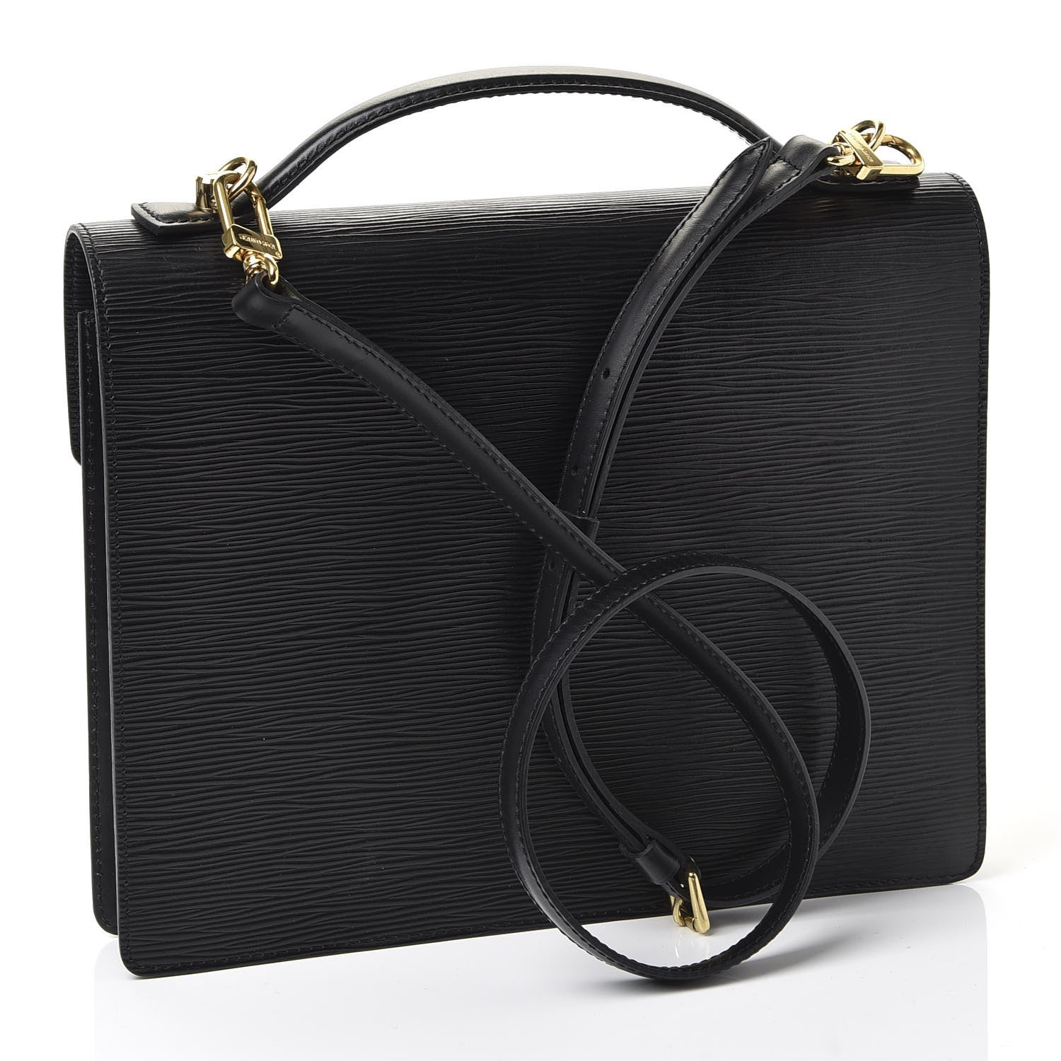 Louis Vuitton Epi Monceau Black 2 of 9