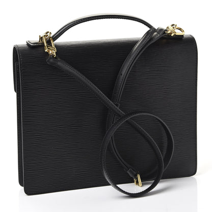 Louis Vuitton Epi Monceau Black 2 of 9