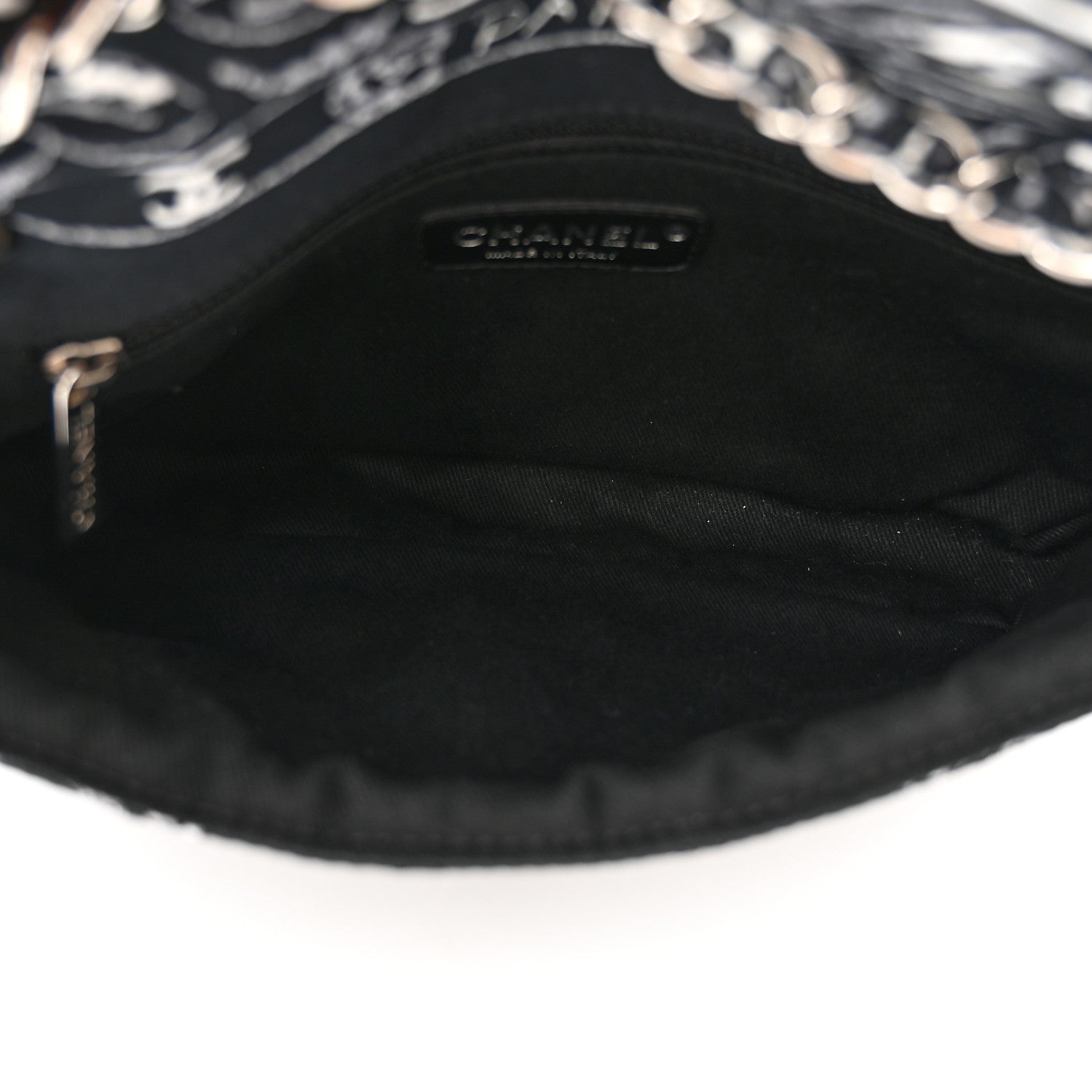 Chanel Cotton Quilted Small Bandana Single Flap Black 5 of 11