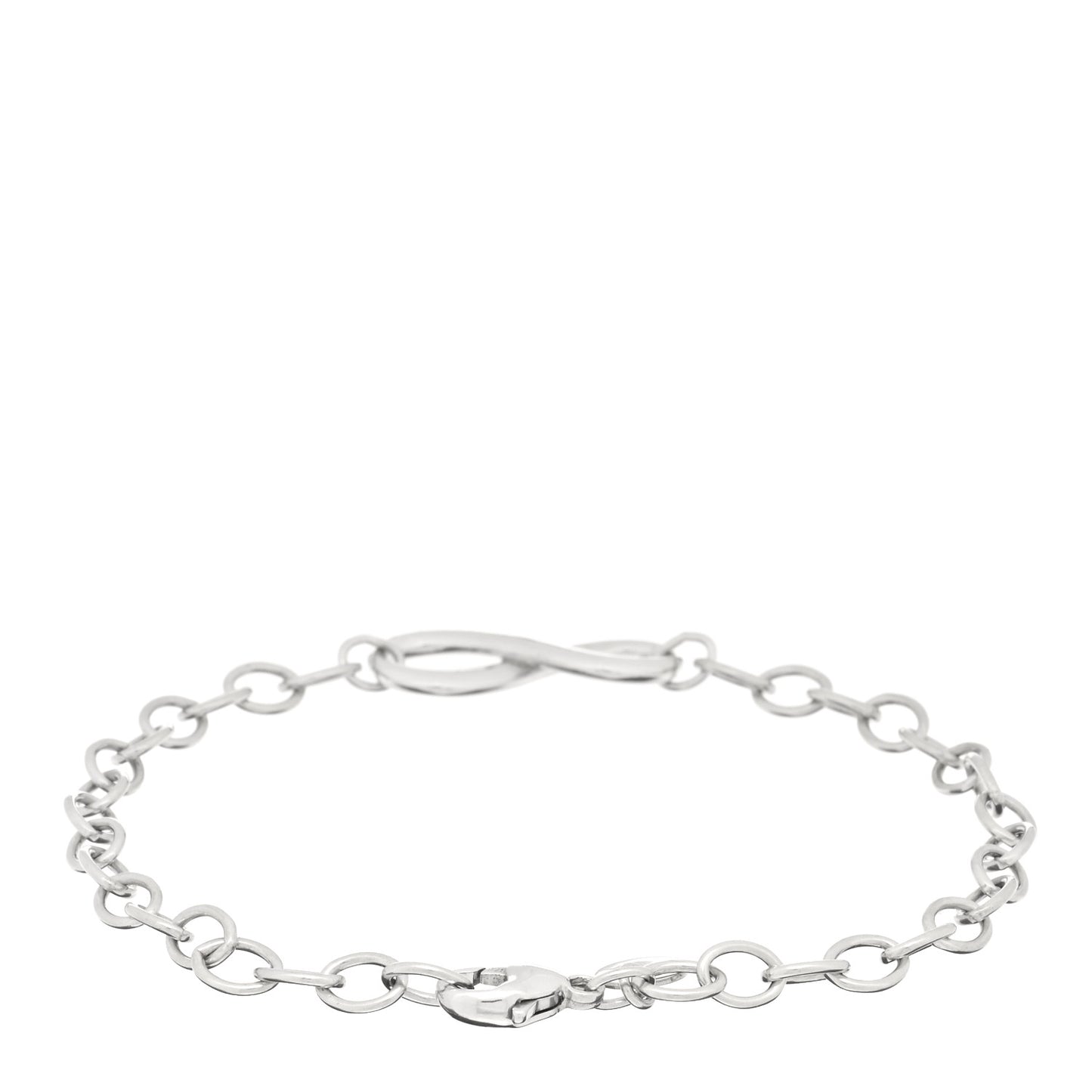 Sterling Silver Infinity Chain Bracelet