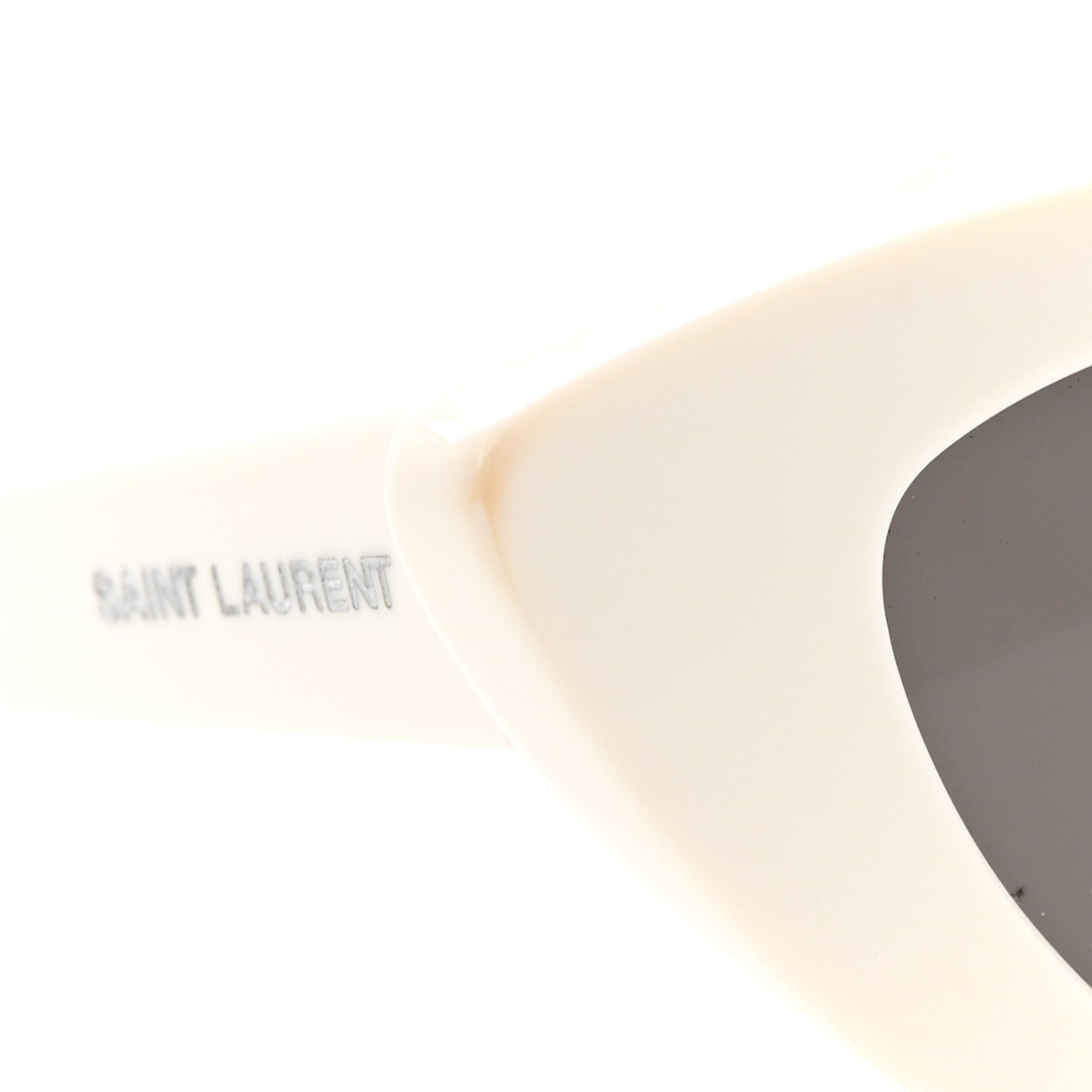 Saint Laurent Acetate Lily Cat Eye Sunglasses SL213 White 9 of 10