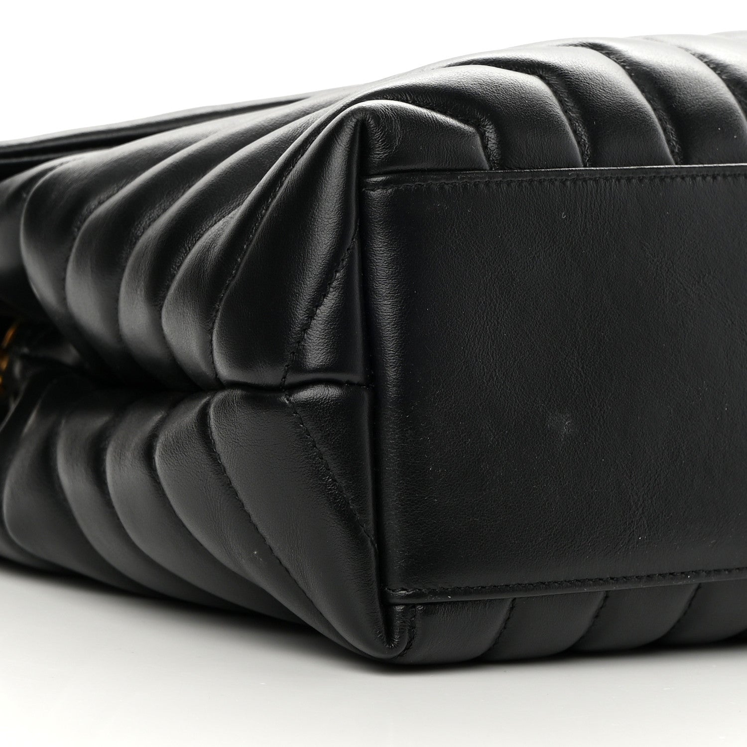 Saint Laurent Calfskin Y Quilted Monogram Medium Loulou Chain Satchel Black 9 of 16
