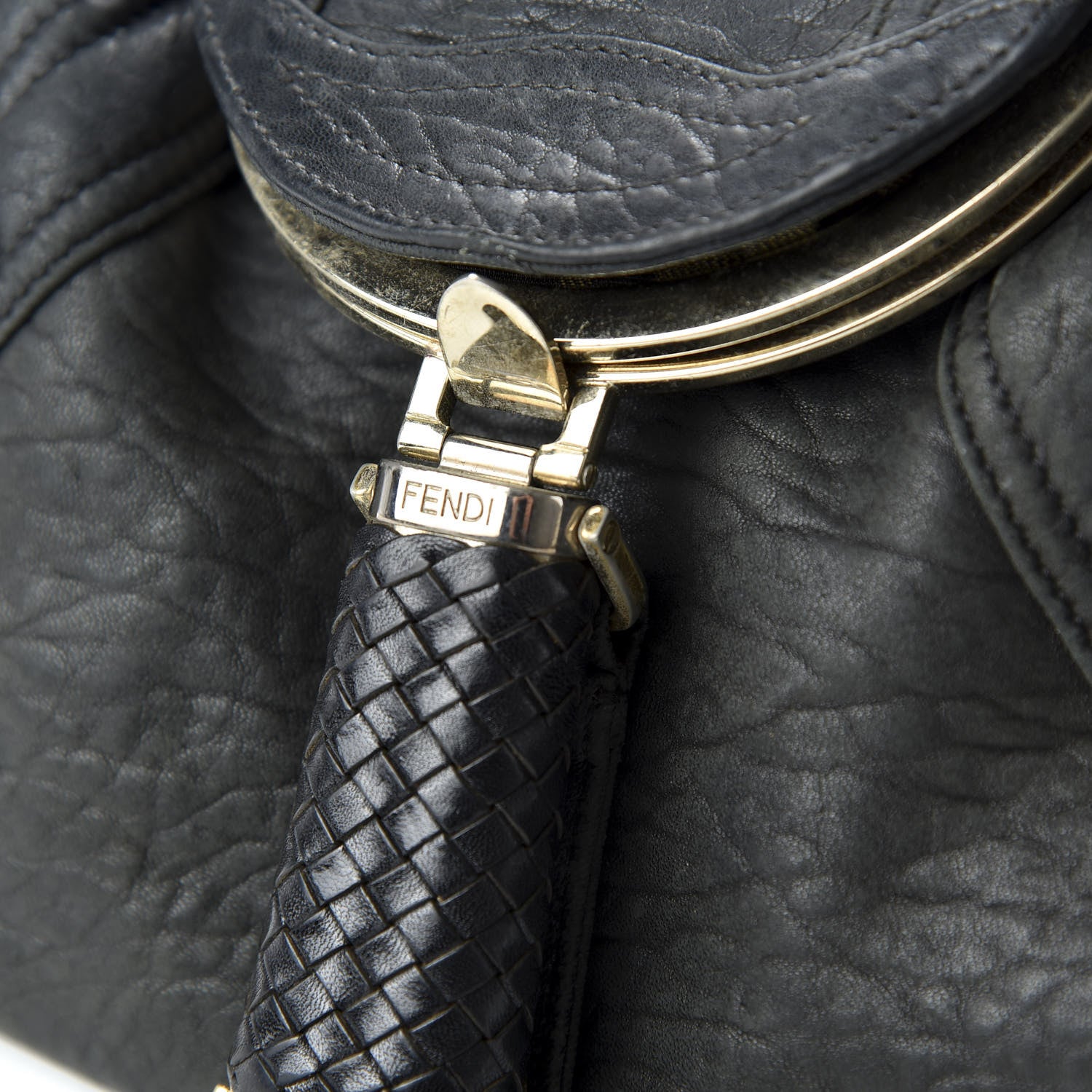 Fendi Nappa Nuvolata Spy Black 9 of 12
