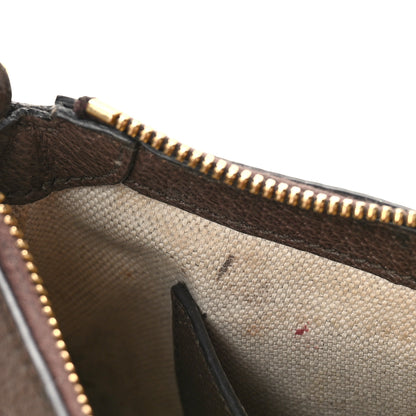 Gucci GG Supreme Monogram Textured Dollar Calfskin Web Small Ophidia GG Handbag Beige Ebony New Acero 8 of 10