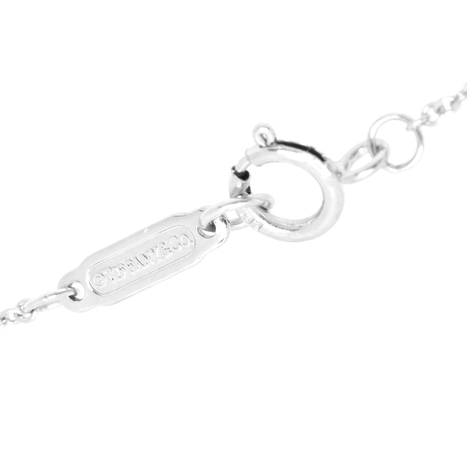 Tiffany Platinum Diamond Medium Cross Pendant Necklace 5 of 5