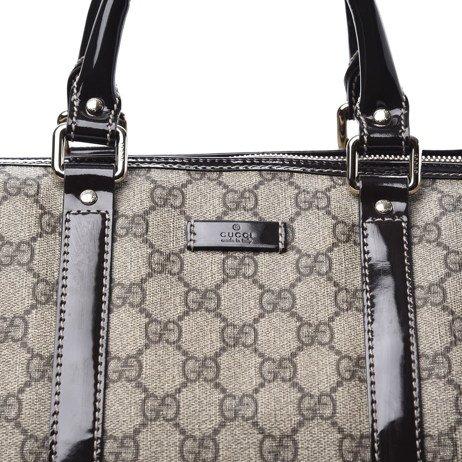 Gucci GG Plus Monogram Medium Joy Boston Dark Brown 10 of 10