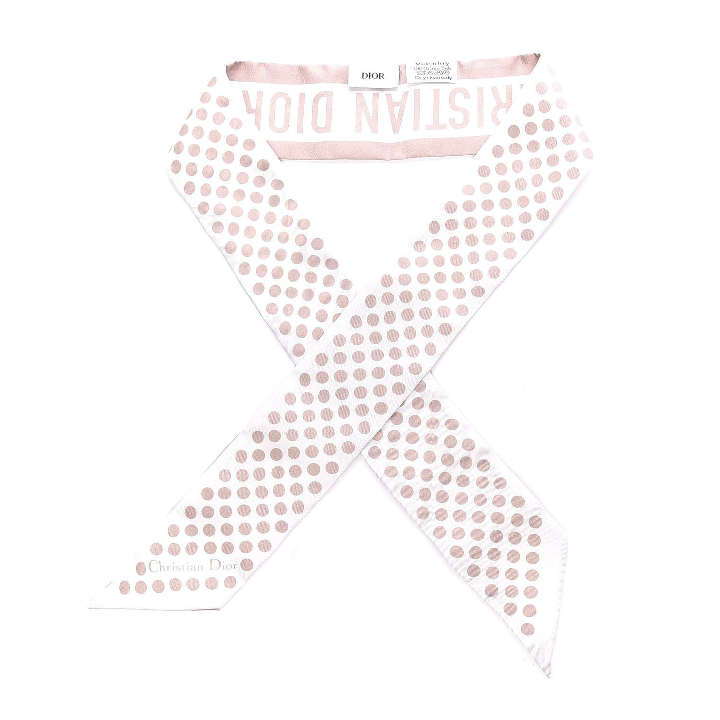 Silk Dots Mitzah Scarf Pink