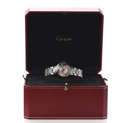 Cartier Stainless Steel 33mm Ballon Bleu De Automatic Watch Pink 7 of 7