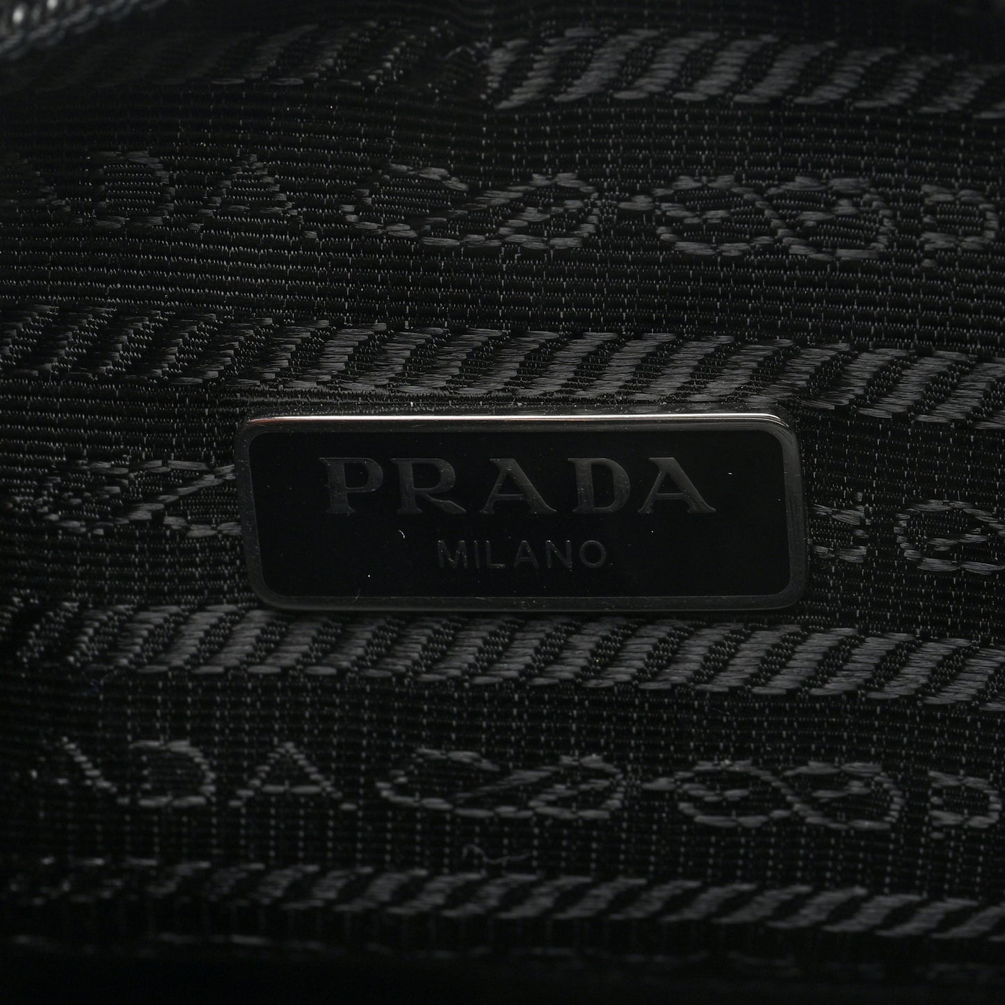 Tessuto Nylon Mini Re-Edition 2000 Bag Black