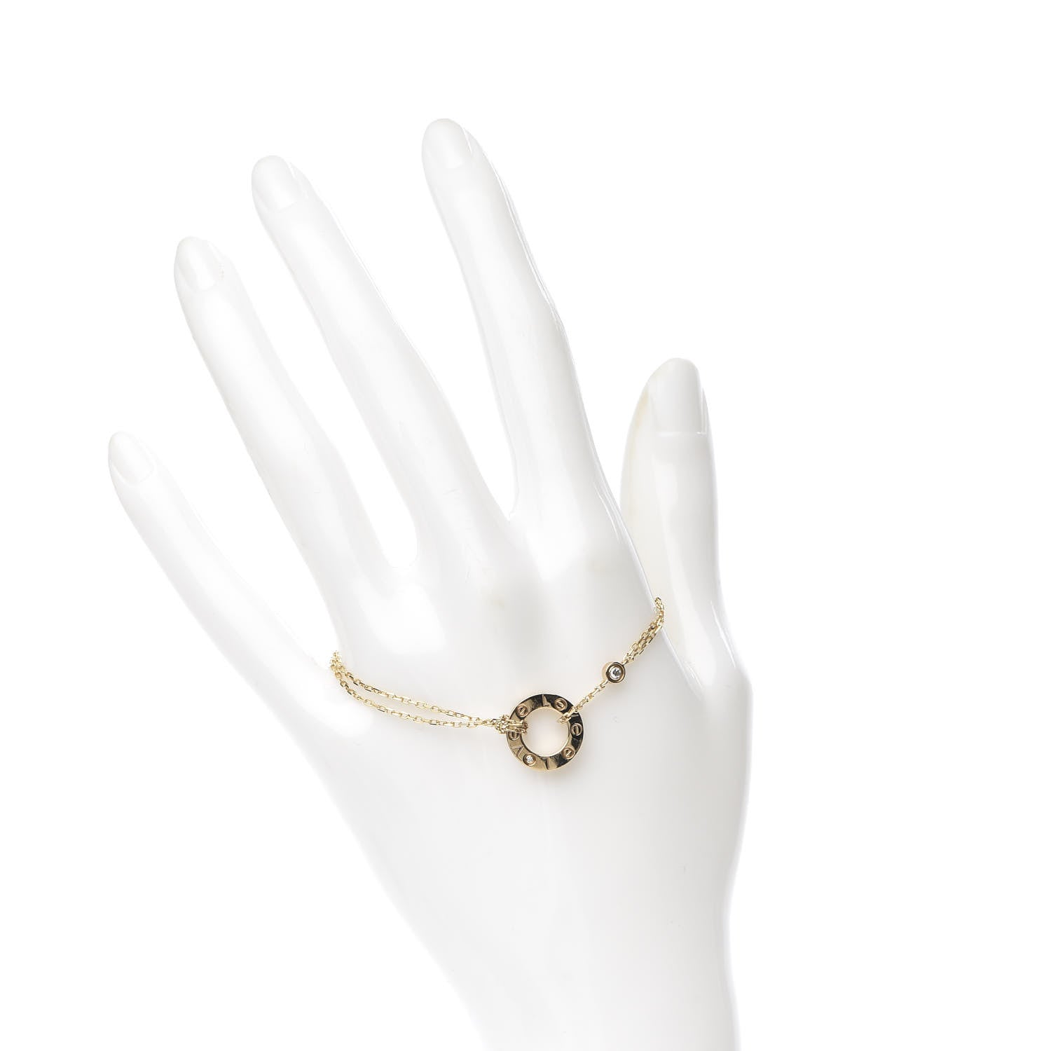 Cartier 18K Yellow Gold Diamond LOVE Bracelet 2 of 6