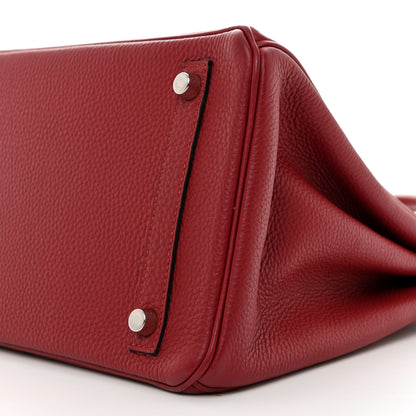 Hermes Togo Birkin 30 Rouge Grenat 10 of 15