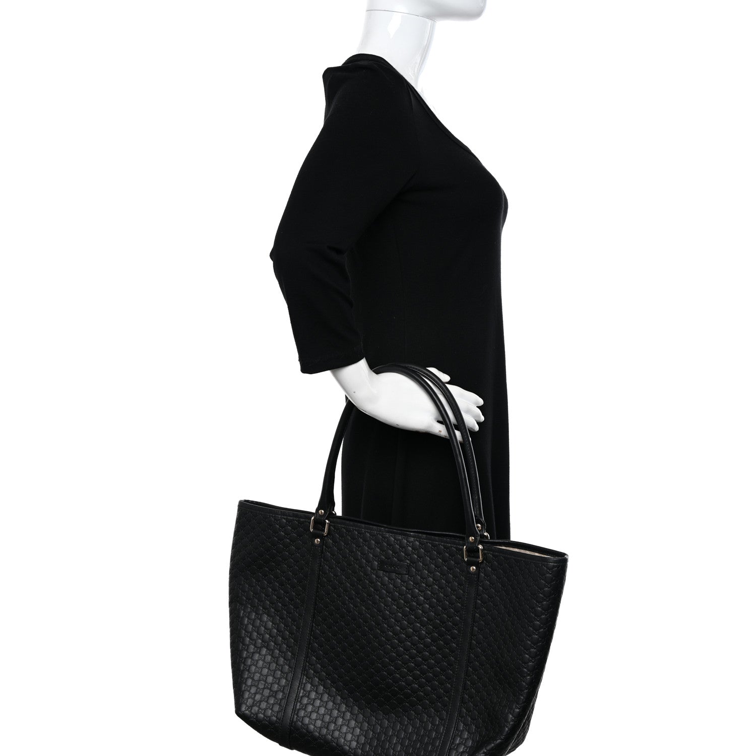 Gucci Microguccissima Medium Joy Tote Black 2 of 10