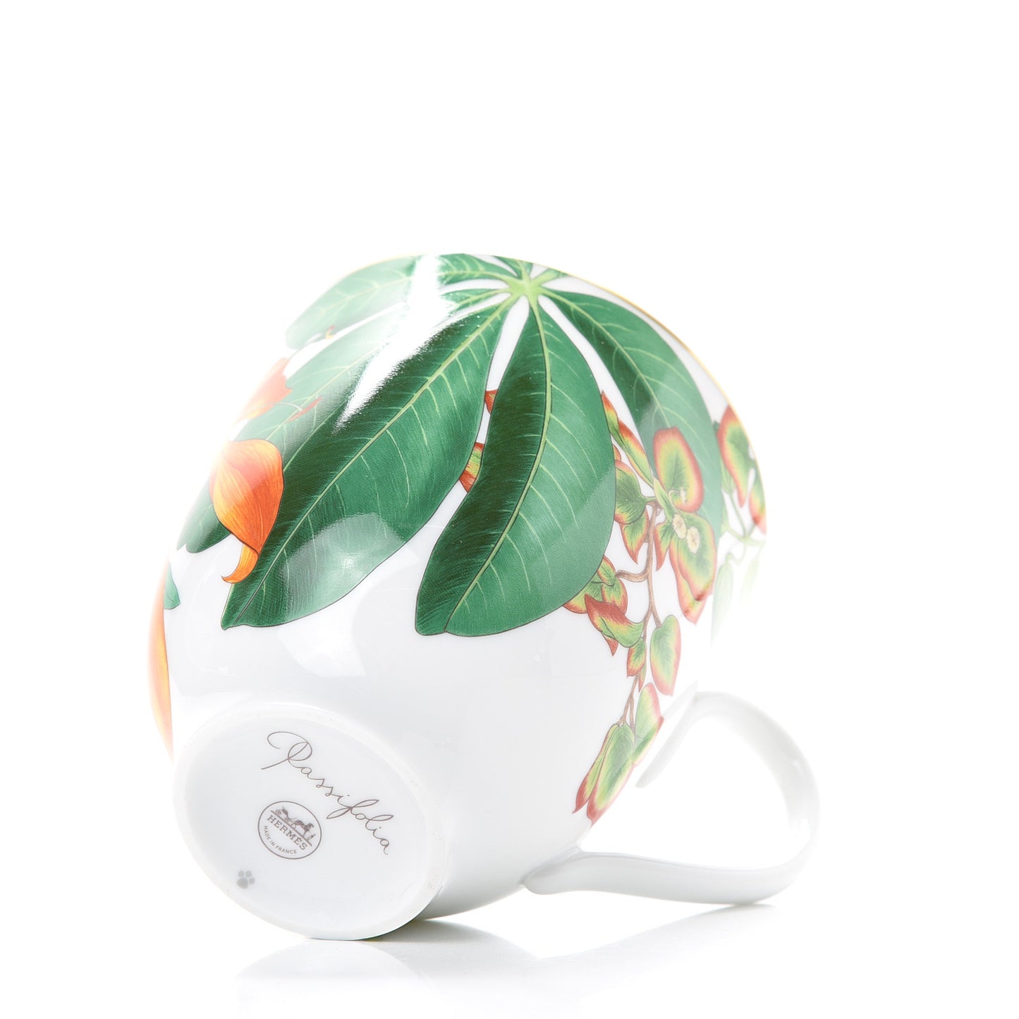 Limoges Porcelain Passifolia Mug