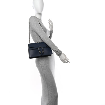 Gucci Dollar Calfskin Crystal Small Dionysus Shoulder Bag Blue Agata Montana Sapphire 2 of 11