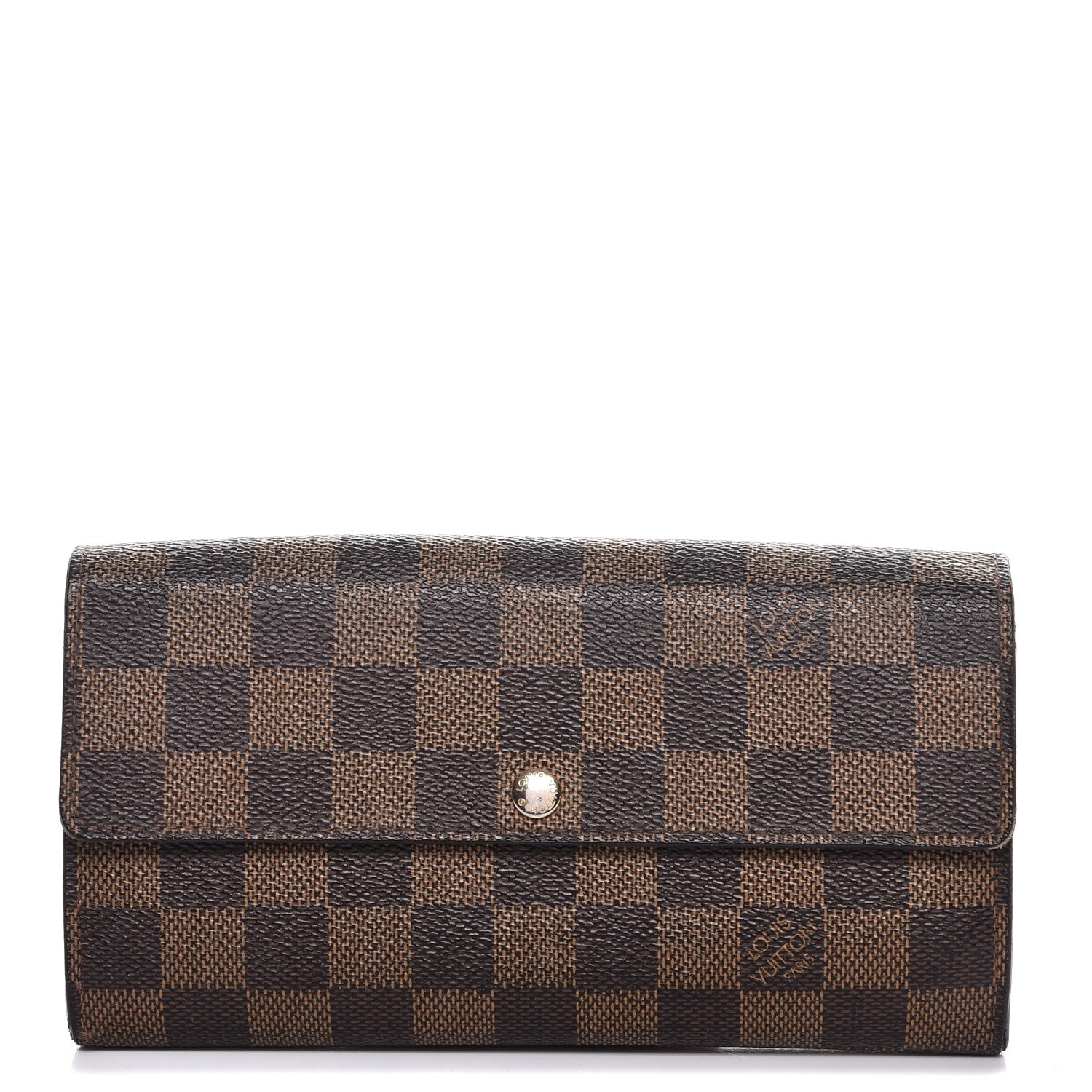 Louis Vuitton Damier Ebene Sarah Wallet 1 of 10