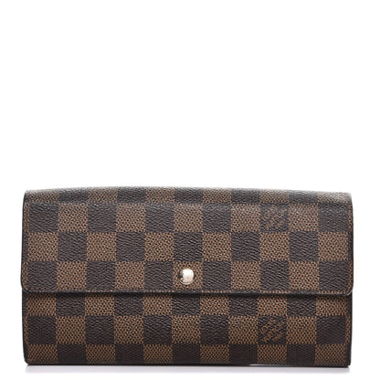 Louis Vuitton Damier Ebene Sarah Wallet 1 of 10