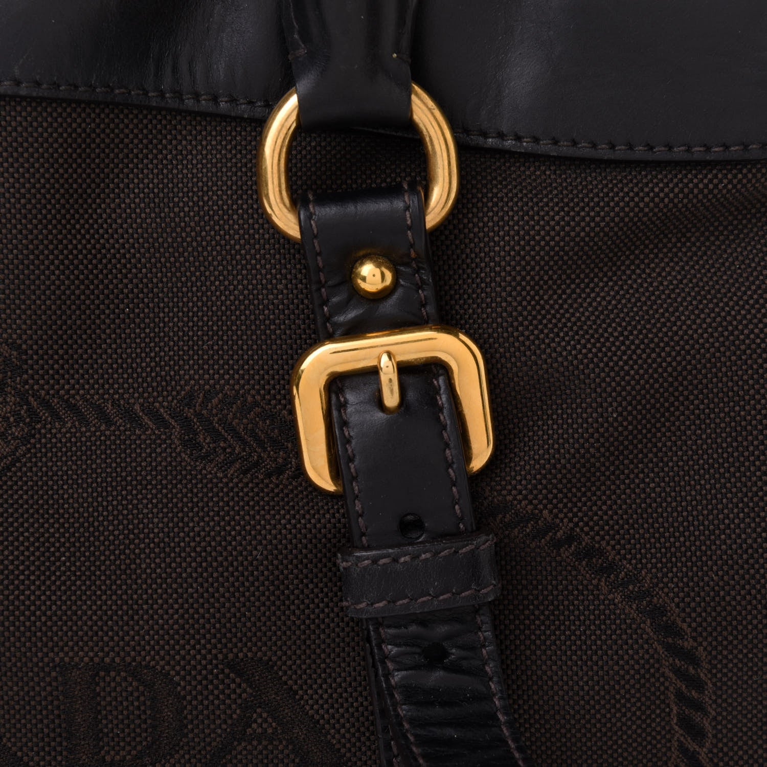 Prada Jacquard Logo Tote Corda Bruciato 8 of 12