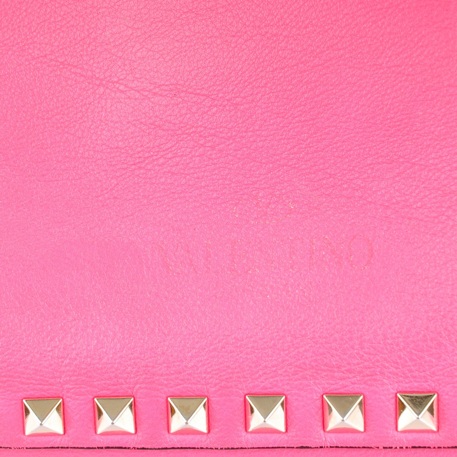 Valentino Garavani Vitello Medium Rockstud Tote Fuxia Fluo 8 of 12