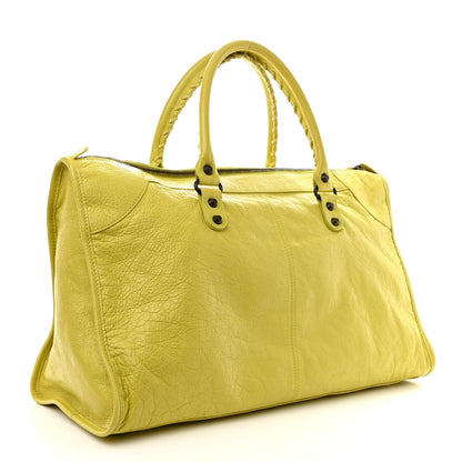 Balenciaga Agneau Classic Hardware Work Jaune Poussin 3 of 12