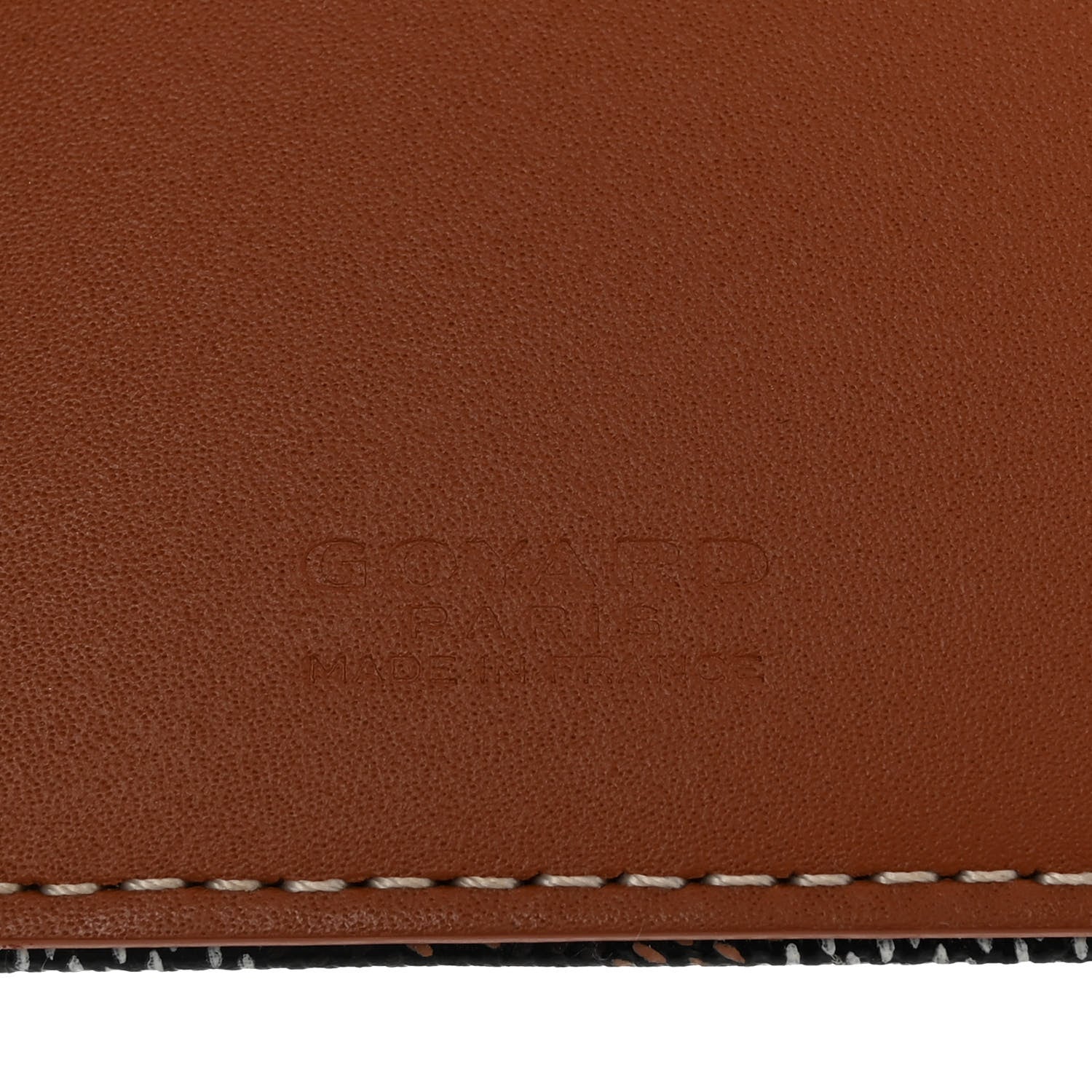 Goyard Goyardine Grenelle Passport Wallet Black Gold 6 of 6