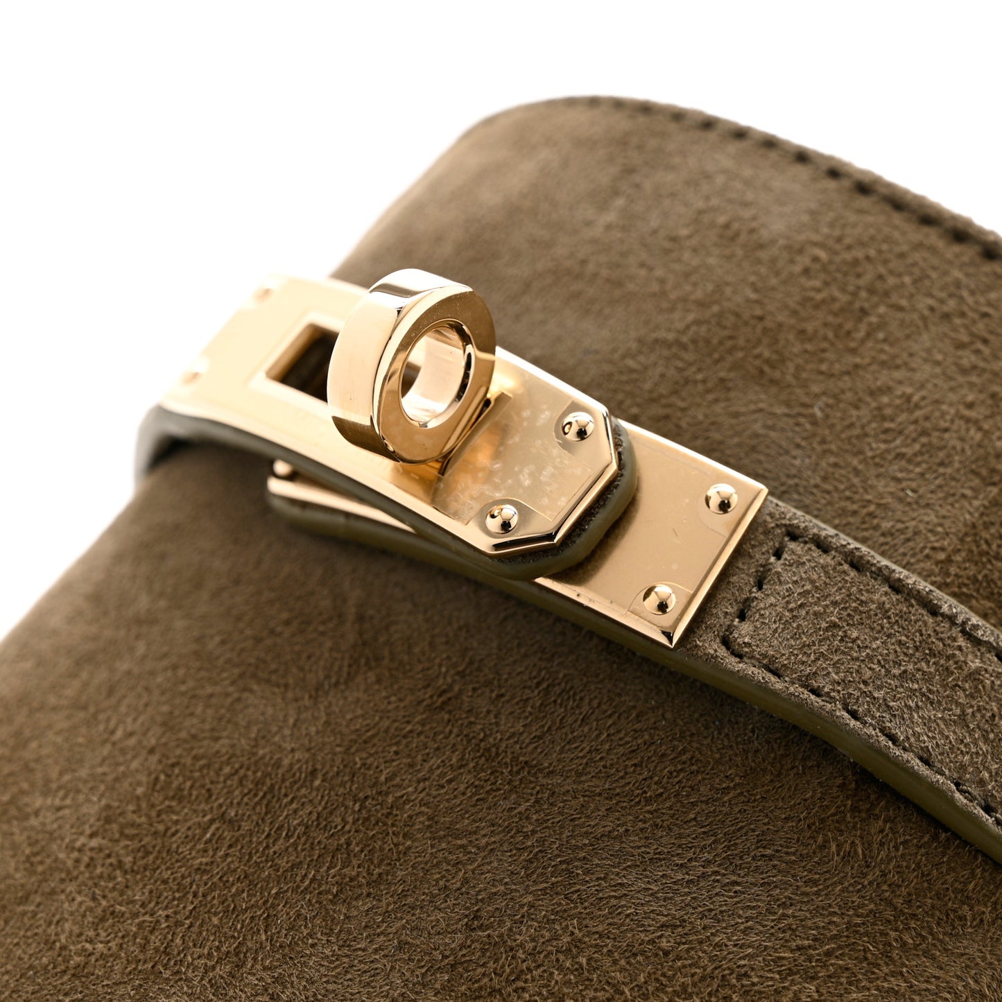 Suede Goatskin Womens Empire Sandals 37 Vert Toundra