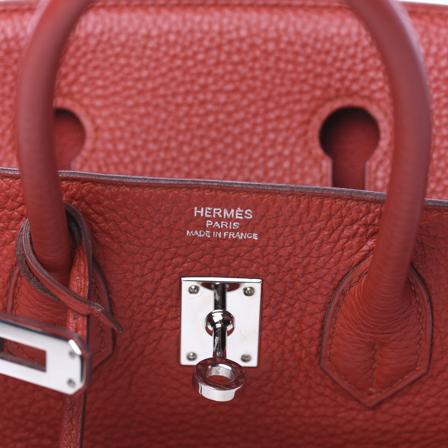 Hermes Togo Birkin 25 Rouge Garance 8 of 37