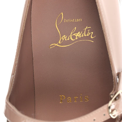Christian Louboutin Patent Sweet Jane Flats 40 Nude 7 of 9