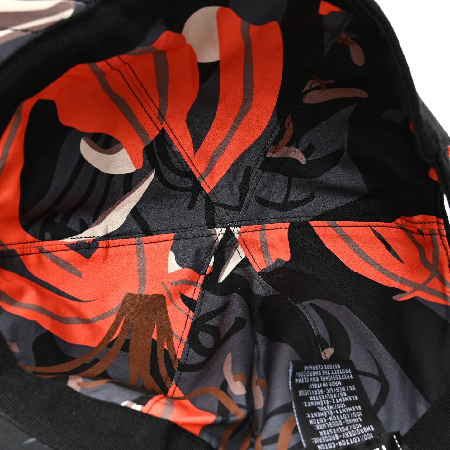 Cotton CC Cap Hat Black Coral