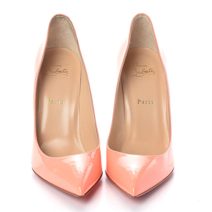 Christian Louboutin Patent Pigalle Follies 100 Pumps 41 Flamingo 2 of 8
