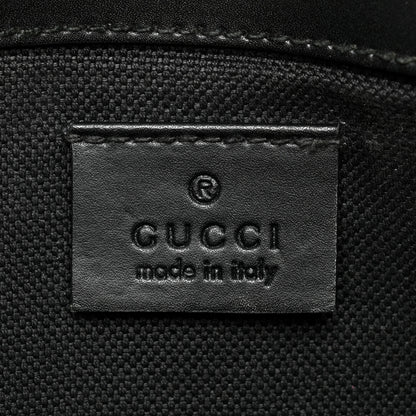 Gucci GG Supreme Monogram Web Slim Belt Bag Black Grey 7 of 9