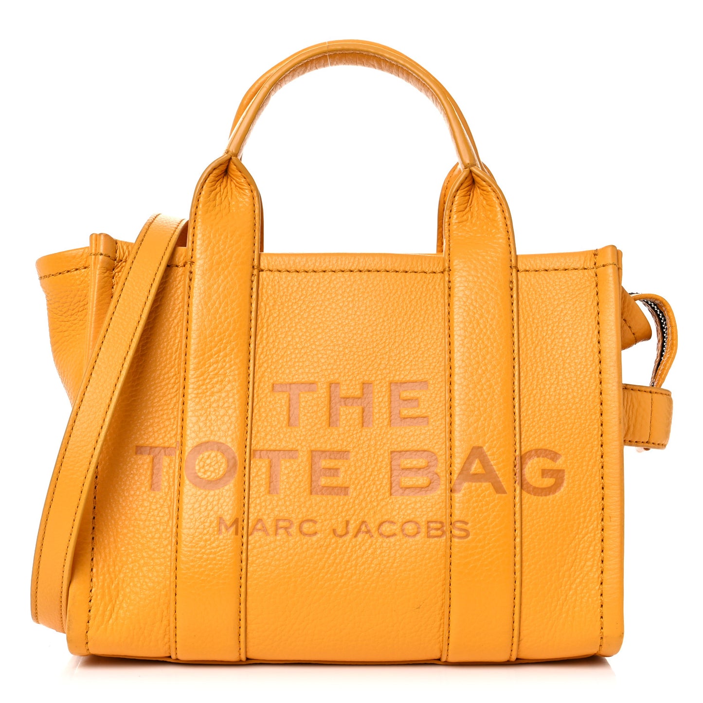 Grained Calfskin Small The Tote Bag Artisan Gold