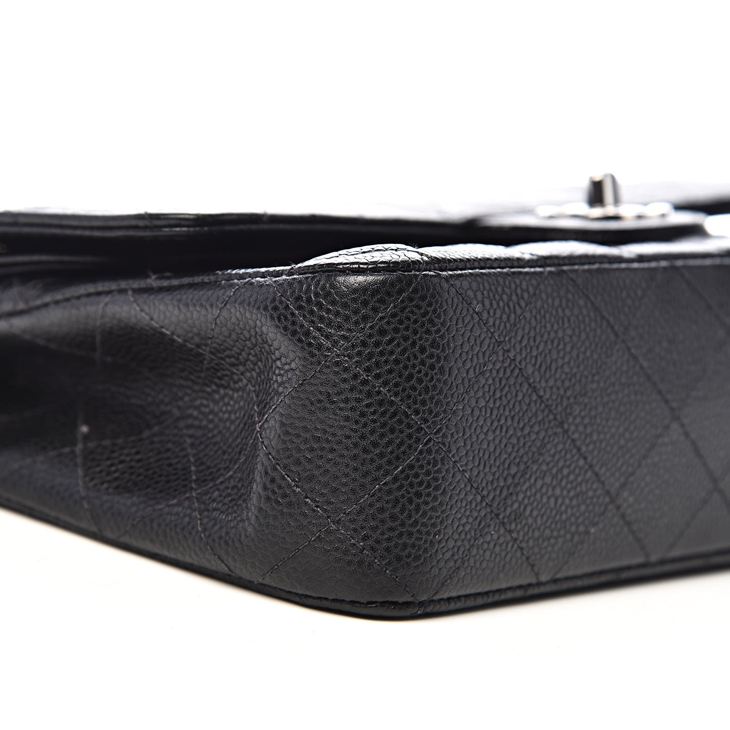 Chanel Caviar Quilted Medium Double Flap Black 13 of 16