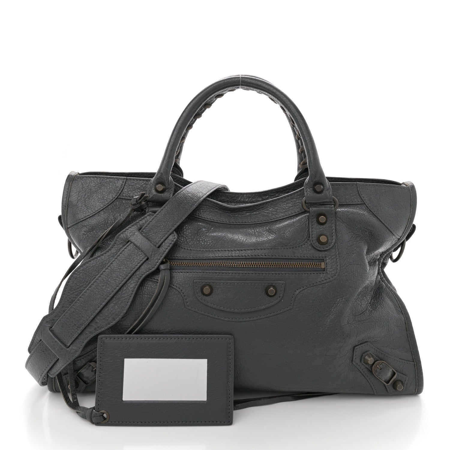 Balenciaga Agneau Classic Hardware City Gris Fossile 3 of 13