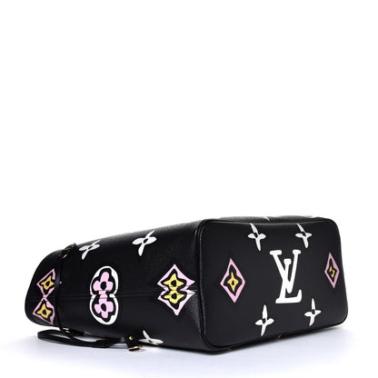 Louis Vuitton Monogram Giant Wild At Heart Neverfull MM Black 5 of 8