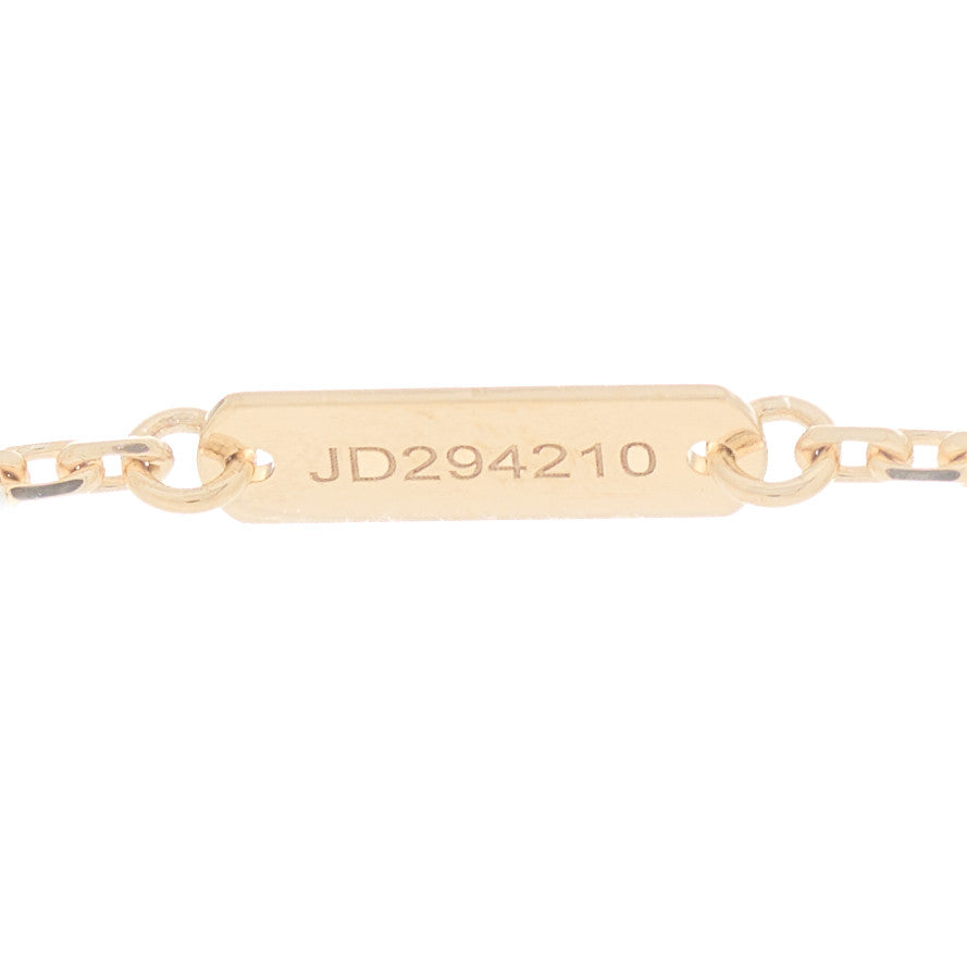 Van Cleef & Arpels 18K Yellow Gold Mother of Pearl Vintage Alhambra Pendant Necklace 3 of 5