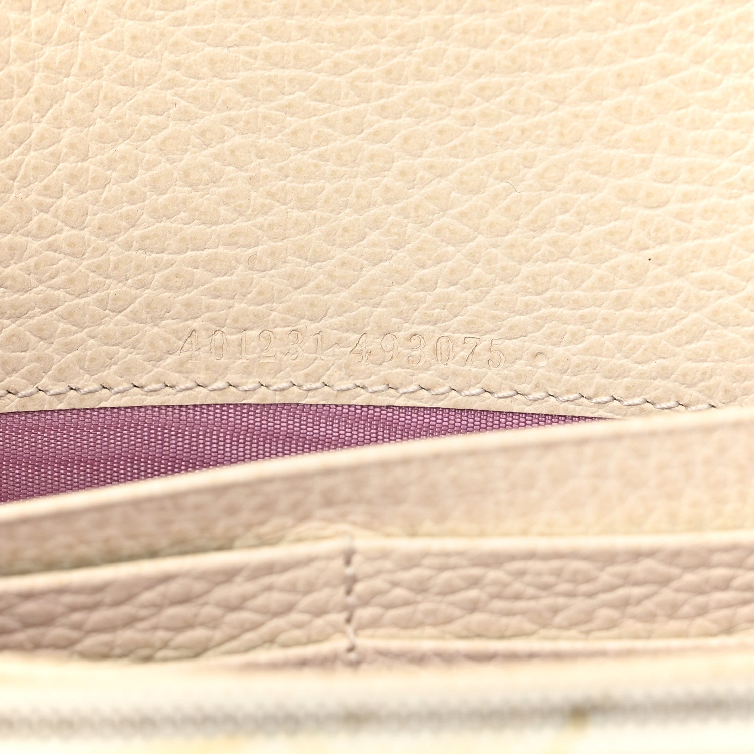 Gucci Dollar Calfskin Mini Dionysus Chain Wallet Mystic White 7 of 11
