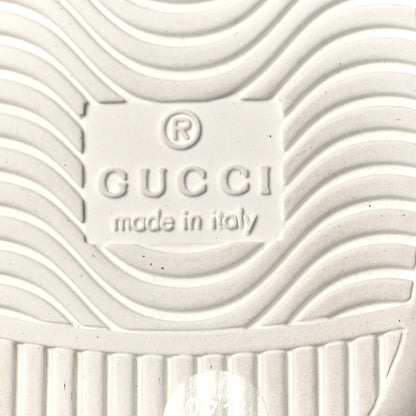 Gucci GG Supreme Monogram Bees Ayers Web Womens Ace Sneakers 37.5 Beige Oro Green Red 8 of 11